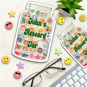 Custom Reward Jar with Tokens, Reward Jar Animal Tokens, Extra Tokens, Back To School Gift, Reward For Kid, Behavior Tokens